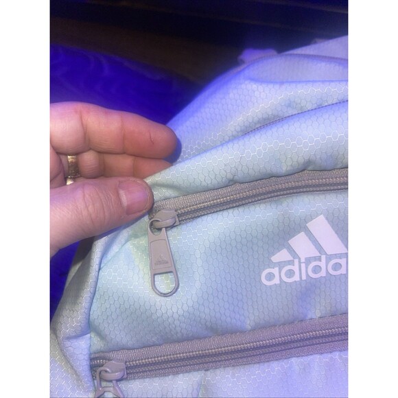 Adidas Mint Green Gray Backpack Unisex Multiple Pockets - Picture 9 of 16